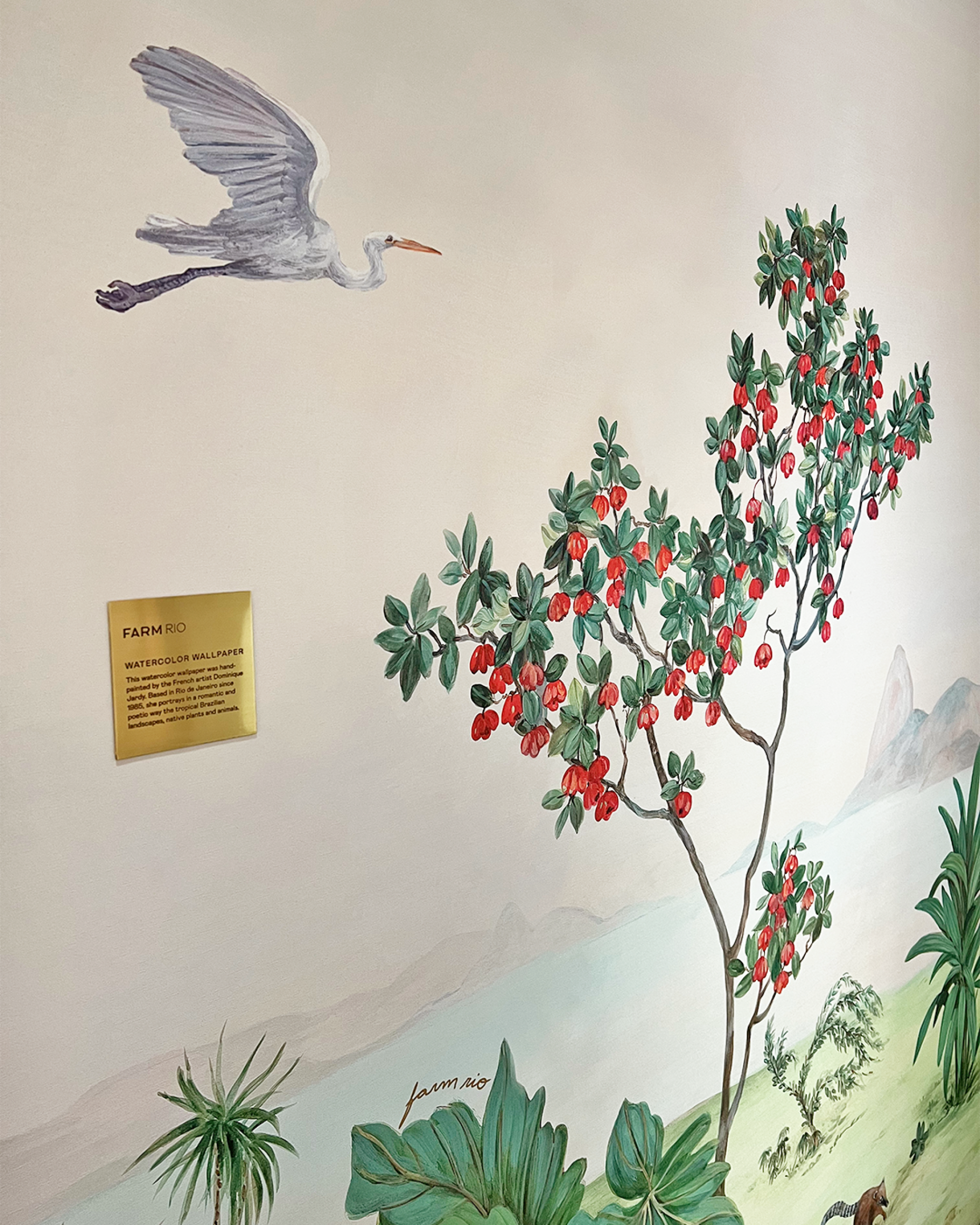 Precision in every print: Muraspec crafts beautiful wallcoverings for international retail brand, FARM RIO.