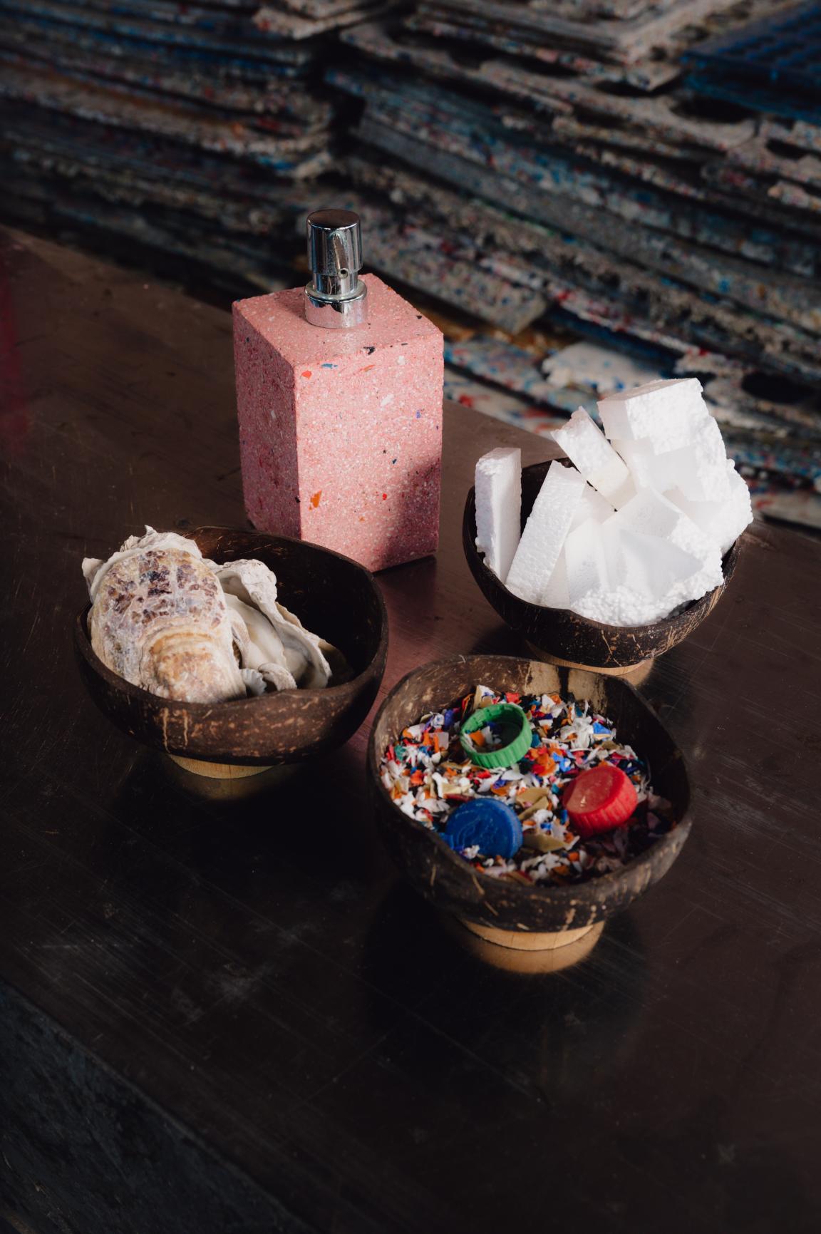 WASTED re-imagines local waste-streams for community crafted homewares.