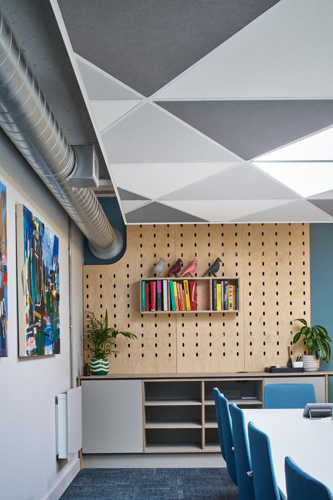 Zentia & Light Forms collaborate on a new angle for ceiling design.
