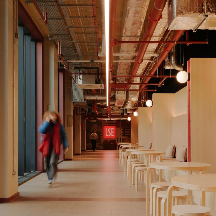 Interiors for LSE Robeson House - a home for global minds - completed by Jasper Sanders + Partners.
