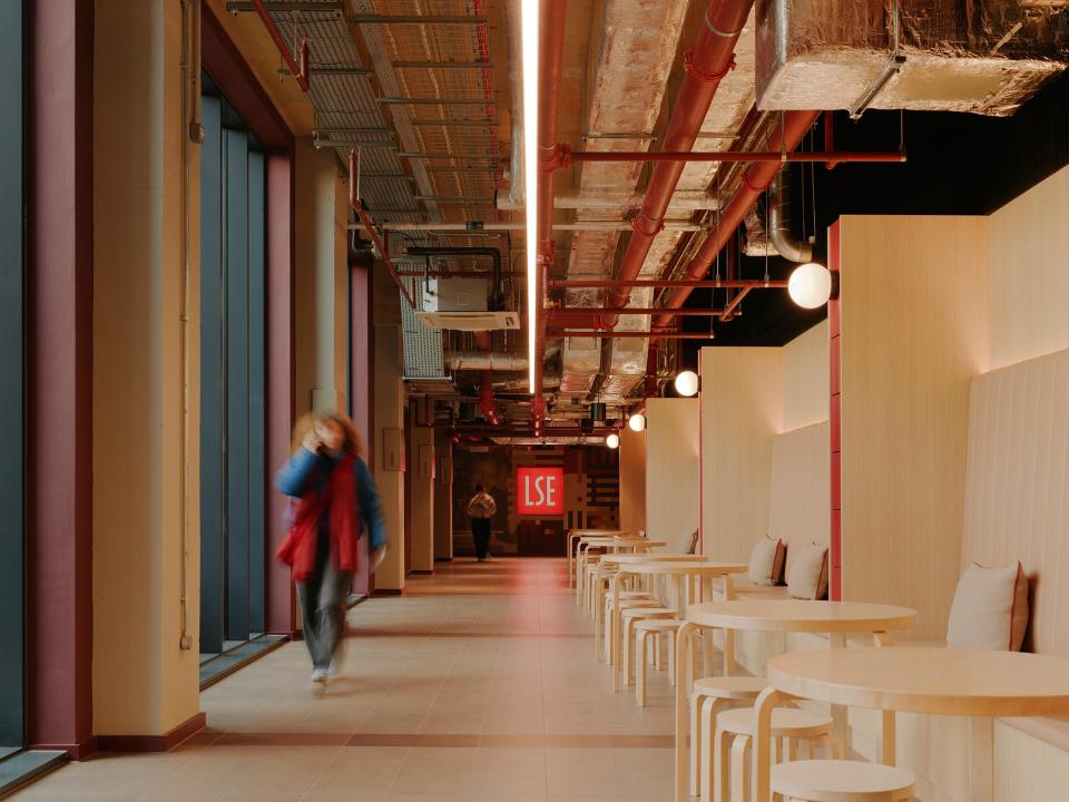 Interiors for LSE Robeson House - a home for global minds - completed by Jasper Sanders + Partners.