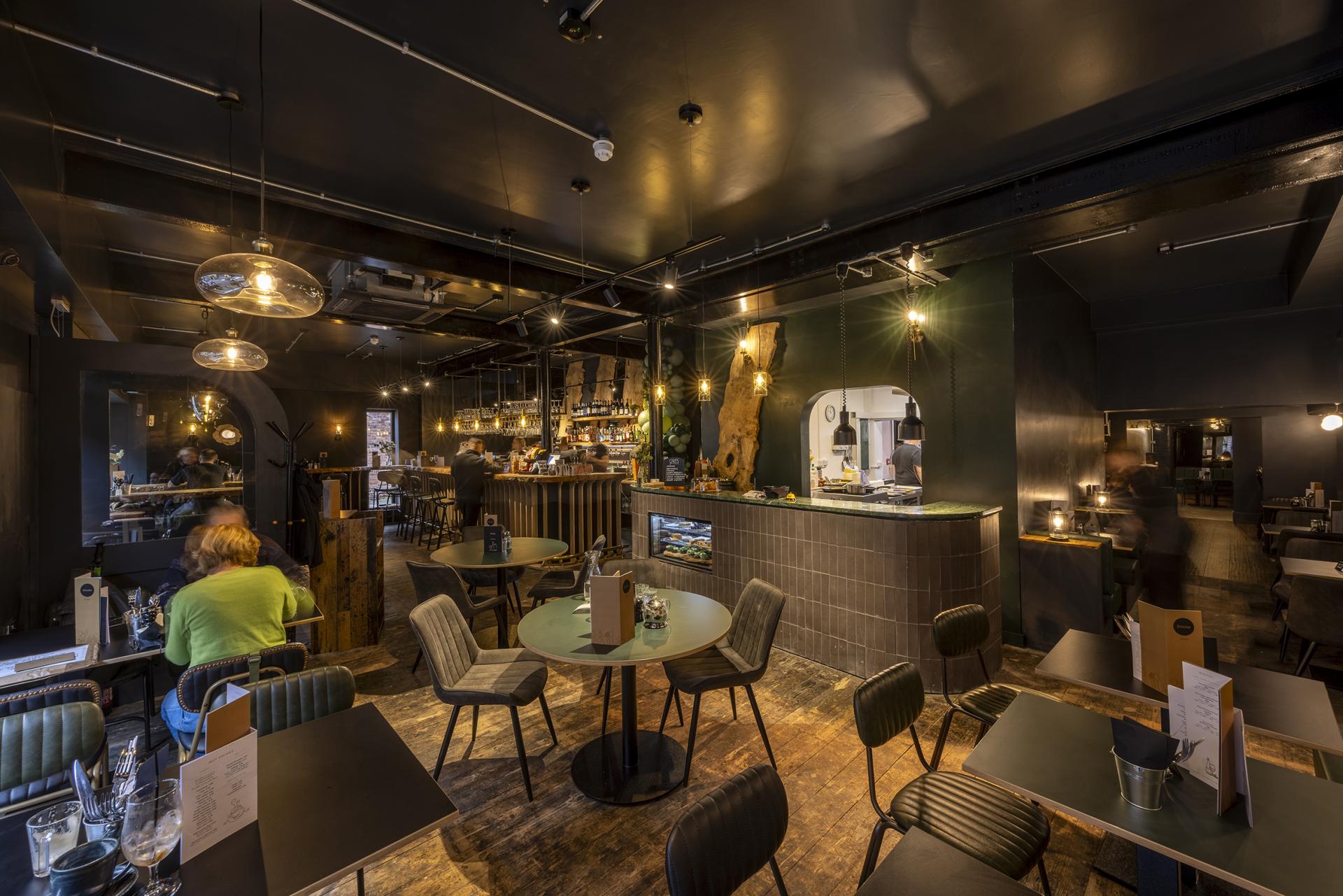 Single London Plane tree sits at the heart of new Smoke Knutsford by Up North Architects.