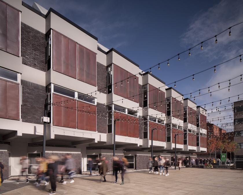 BDP marries old and new for Learning and Teaching Building at the University of Strathclyde City Centre Campus.