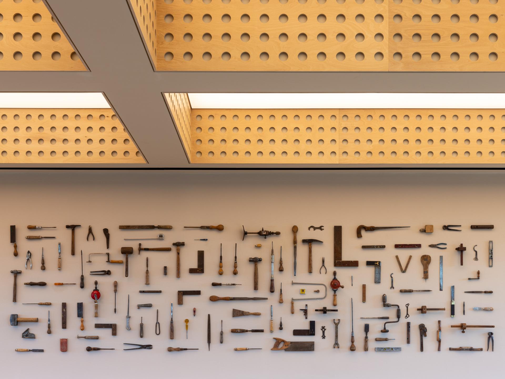 Sheila Bird's new HQ for Stockport based contractor TMT playfully celebrates The Art of Construction.