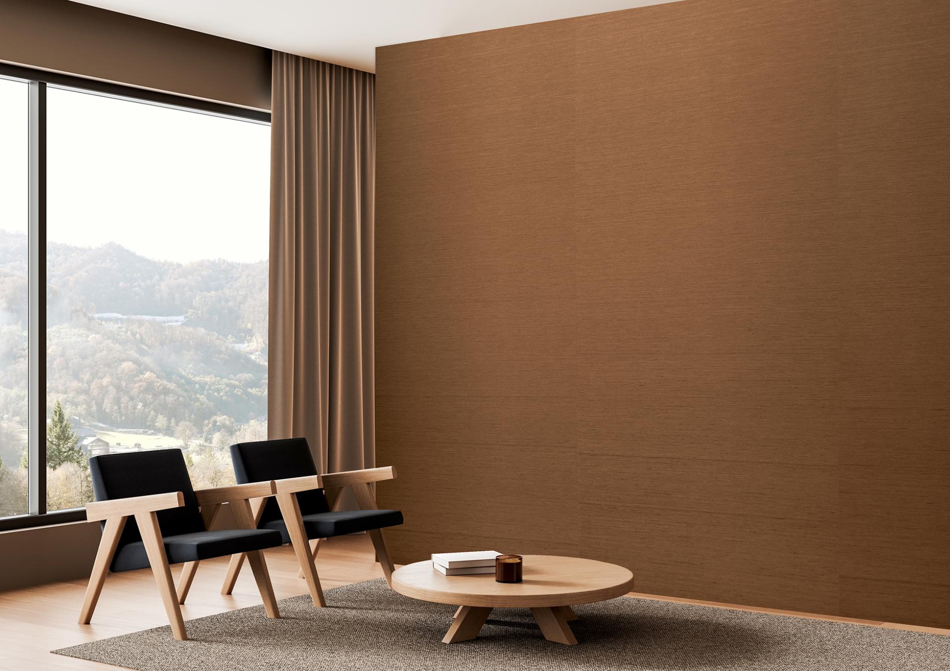 Muraspec launches new colourways for two signature wallcovering designs, Mulberry Silk and Murasuede.