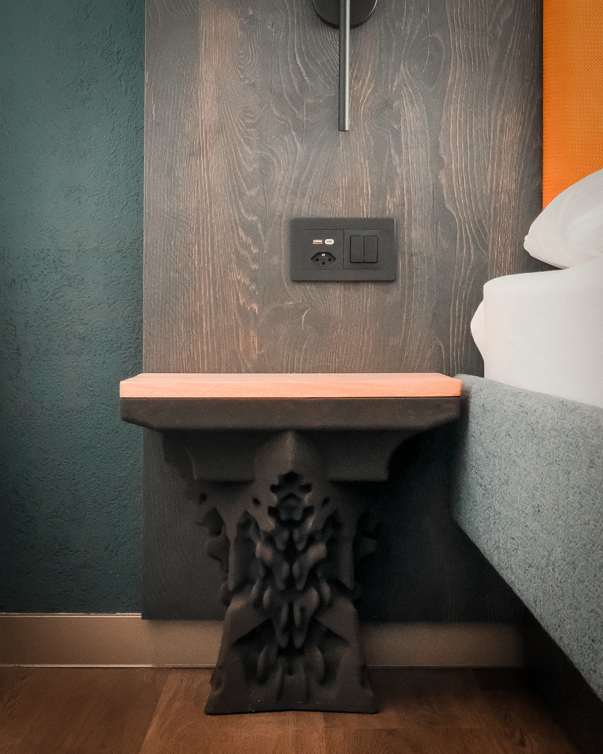 Wedge crafts bespoke 3D-printed furniture collection for Hotel Alpin in the Swiss Alps.