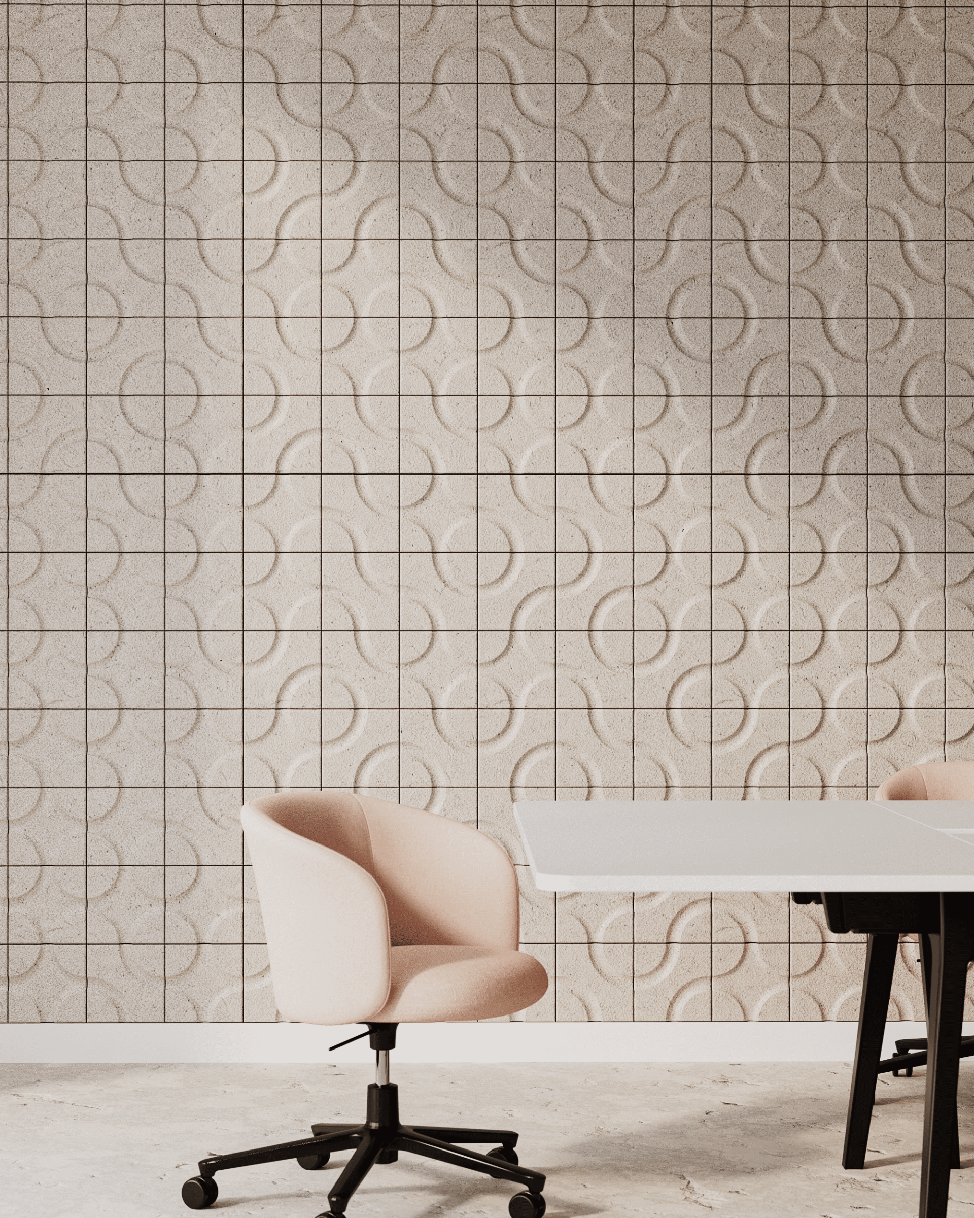 Impact Acoustic's Truchet collection transforms natural fibres, eggshell-derived minerals and mathematical order.