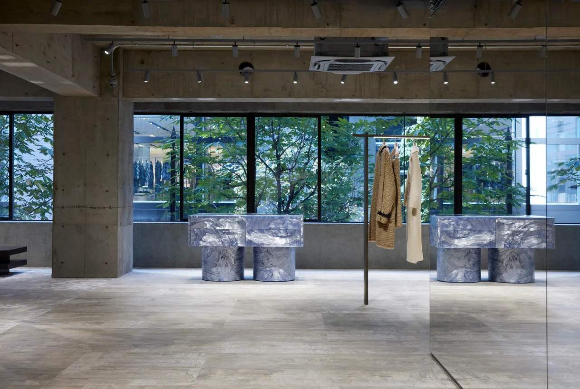 Plasticiet furniture pieces crafted in collaboration with Jil Sander feature at Dutch Design Week 2025.