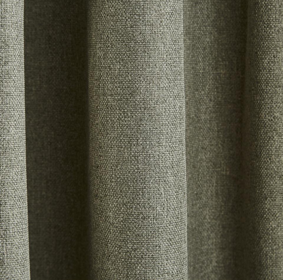 Textured green fabric from ILIV's Tundra collection, highlighting its extensive color palette and fire retardancy features.