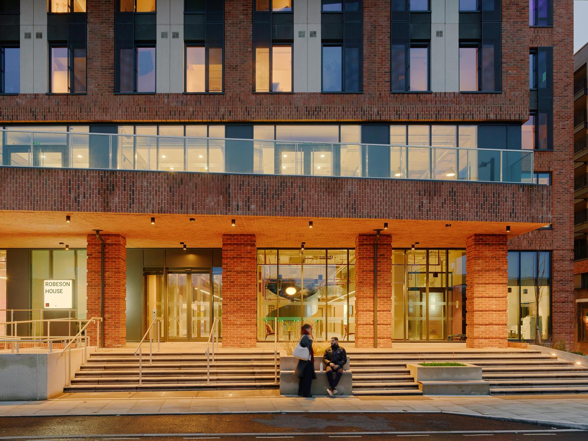 Interiors for LSE Robeson House - a home for global minds - completed by Jasper Sanders + Partners.