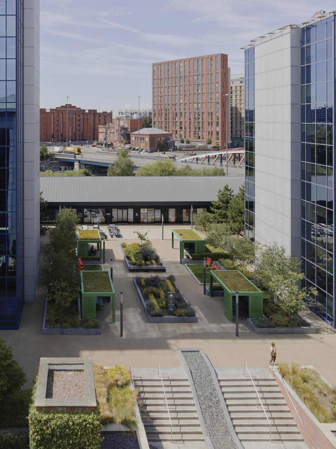 From Landmark to Living Campus: JS+P reimagines campus totems at Exchange Quay.