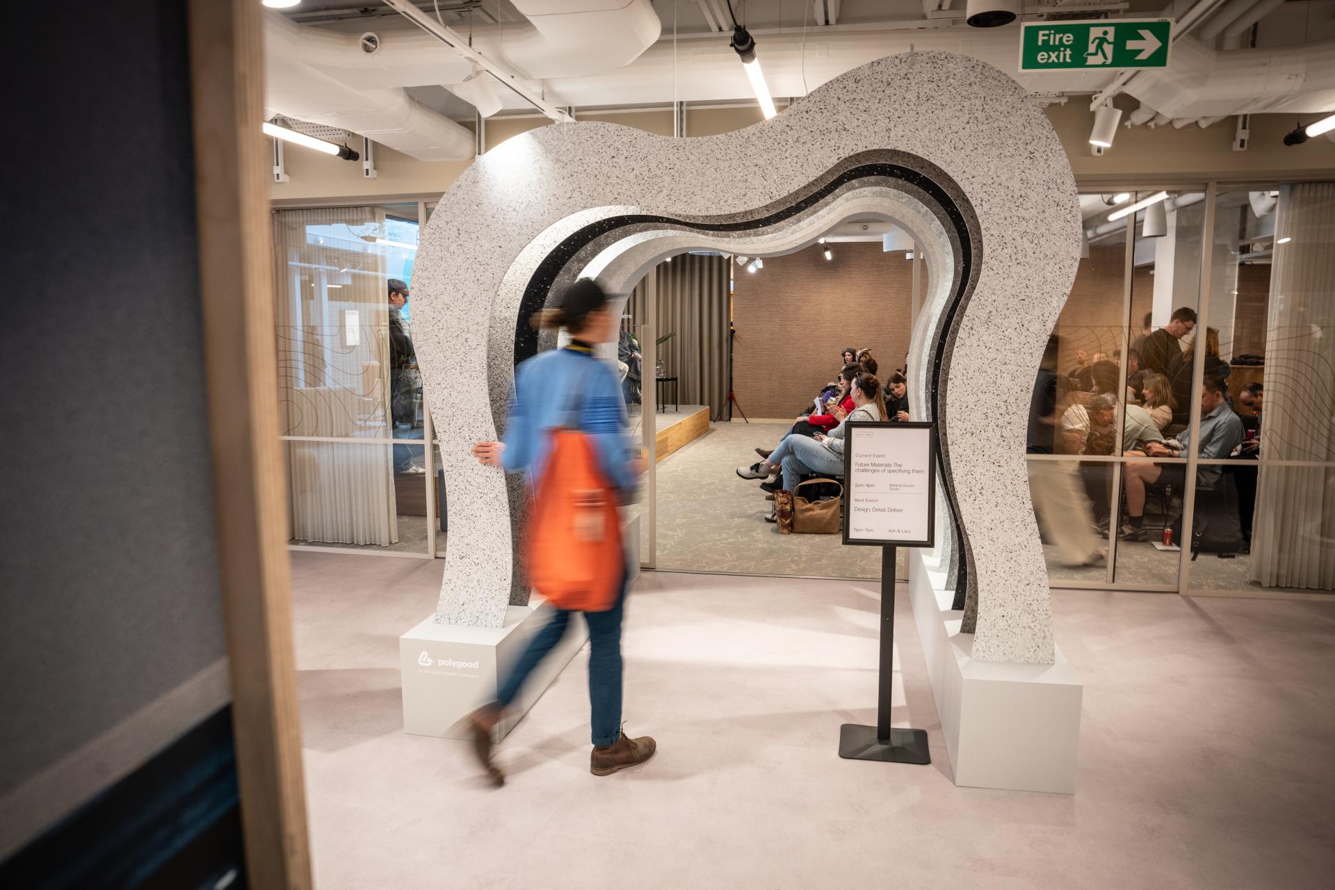 Materials Revived, Surfaces Reformed: Explore CDUK's sculpture trail at Material Source Studio London.