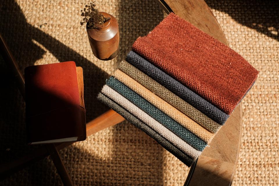 Agua Fabrics introduces Oruga: A new high-performance, textured chenille collection.