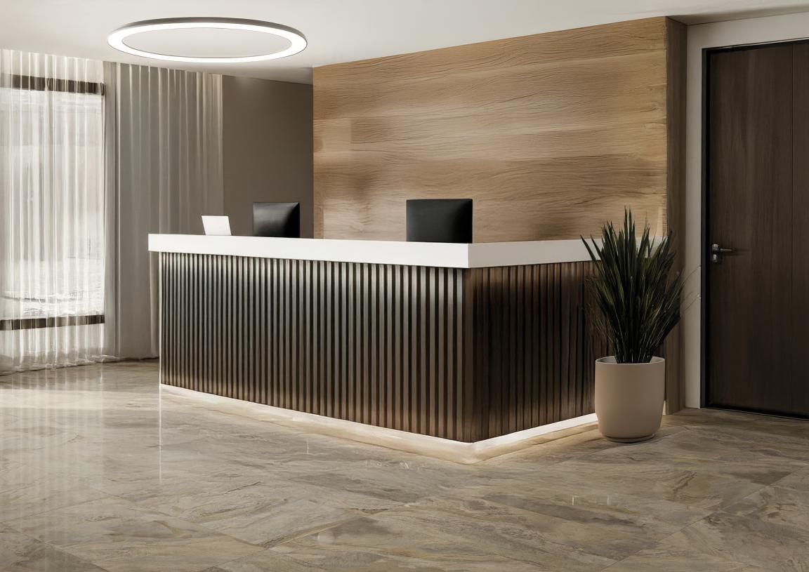 Grestec unveils Beno: A collection of porcelain tiles with slate stone elegance.