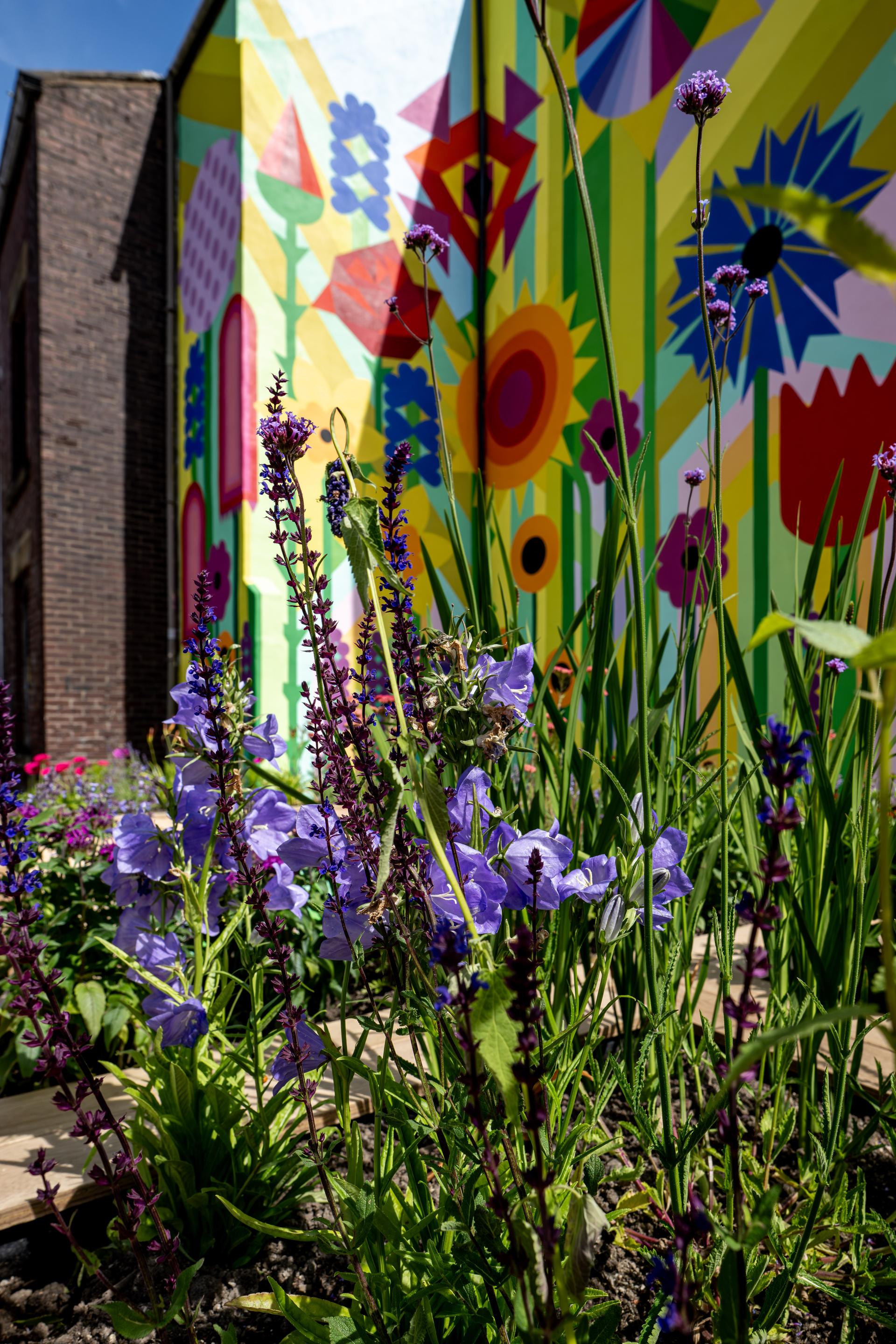 A joyful explosion of colour: Crown Paints collaborates with Morag Myerscough for National Festival of Making.