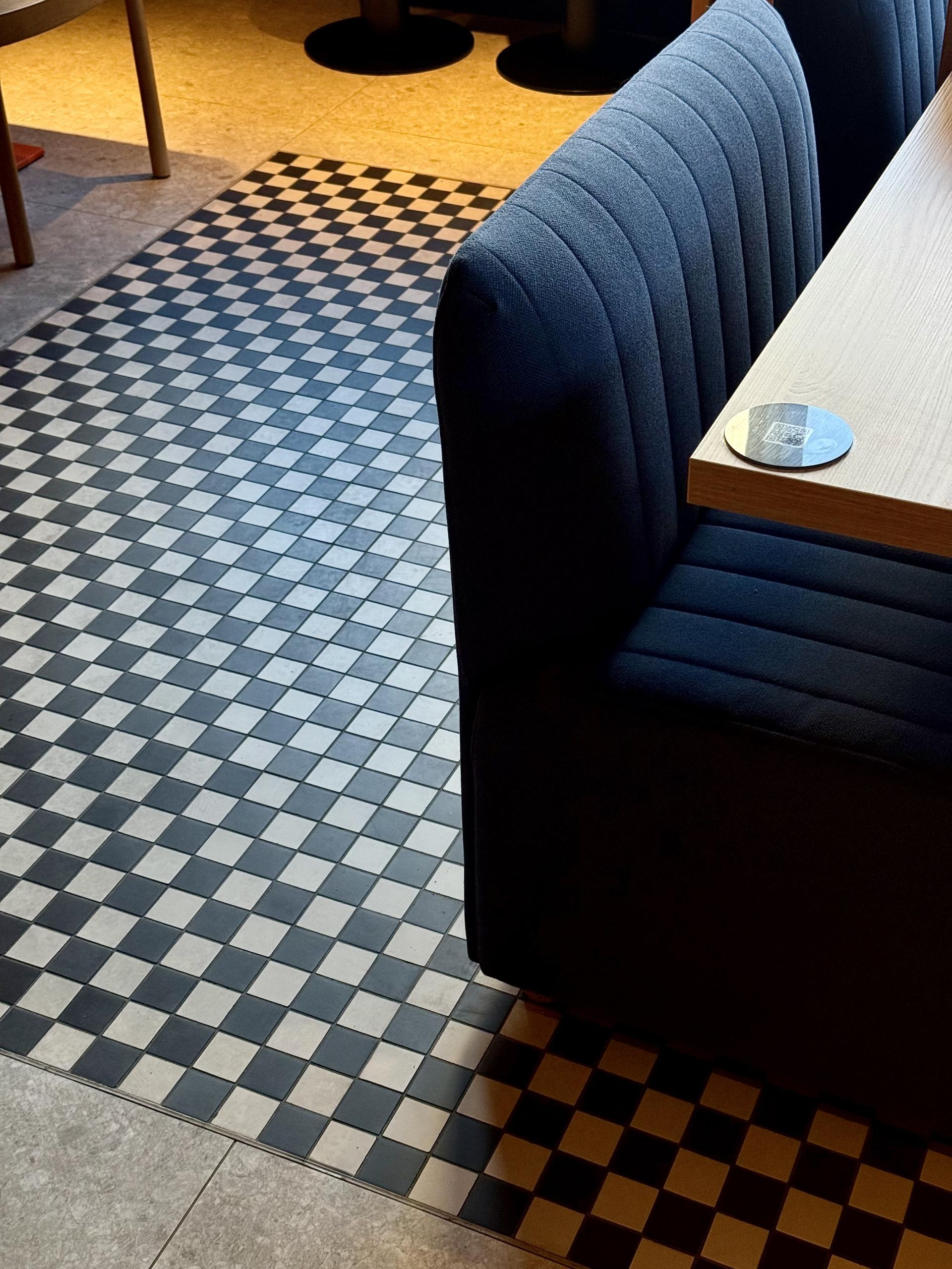 Vibrant tiles by Waxman Architectural feature at Vita Group's House of Social. 