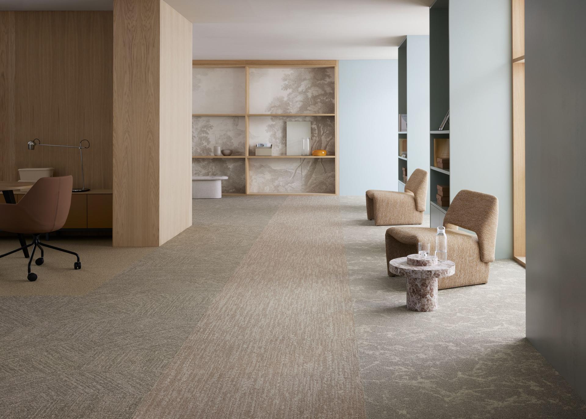 Tessera Tranquillity joins Forbo’s Evolve+ low embodied carbon series. 