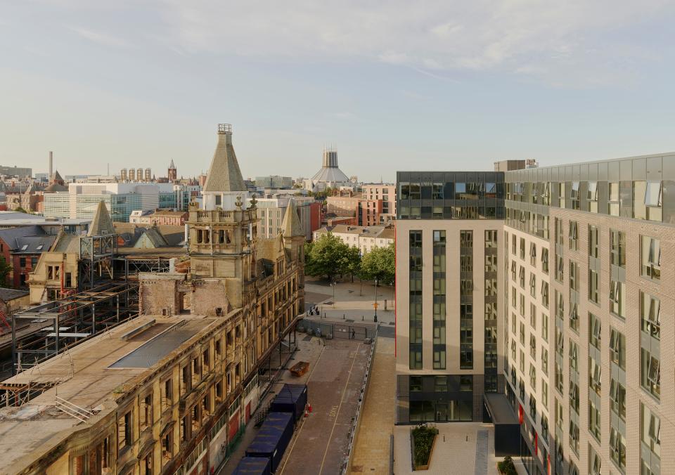 JS+P delivers Milliners Yard, Liverpool, with a design inspired by fabric and a nostalgic retail reference.