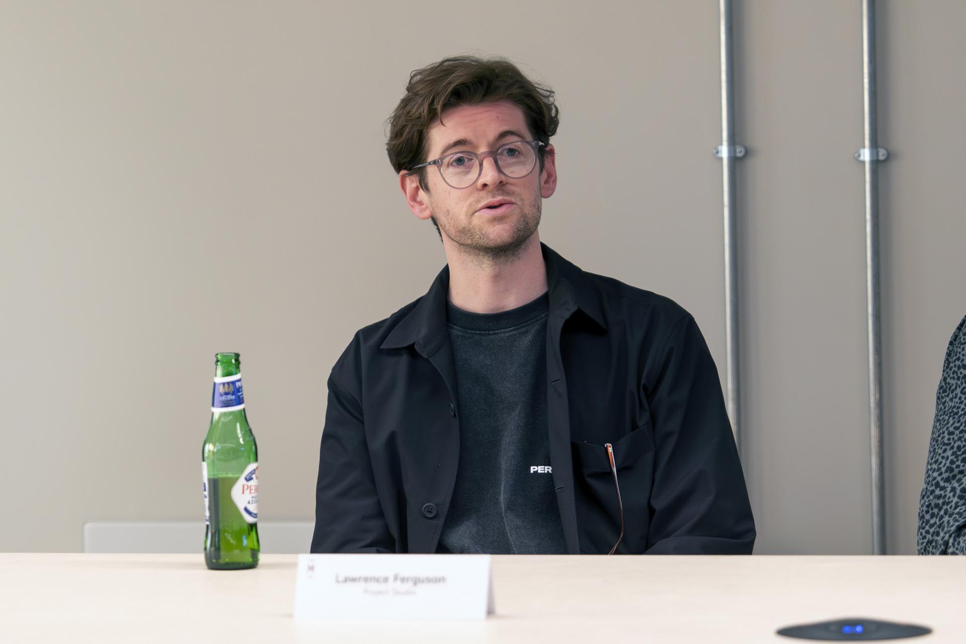 Lawrence Ferguson, of Project Studio, speaking at a roundtable discussion on Manchester’s residential property outlook.