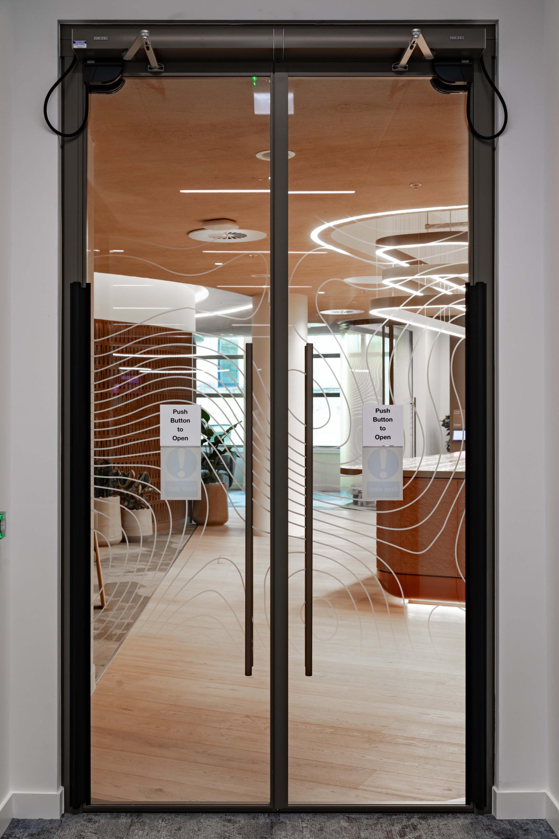 Radii supports tp bennett & Overbury with bespoke bronze framed glazed partitions at banking HQ in London.