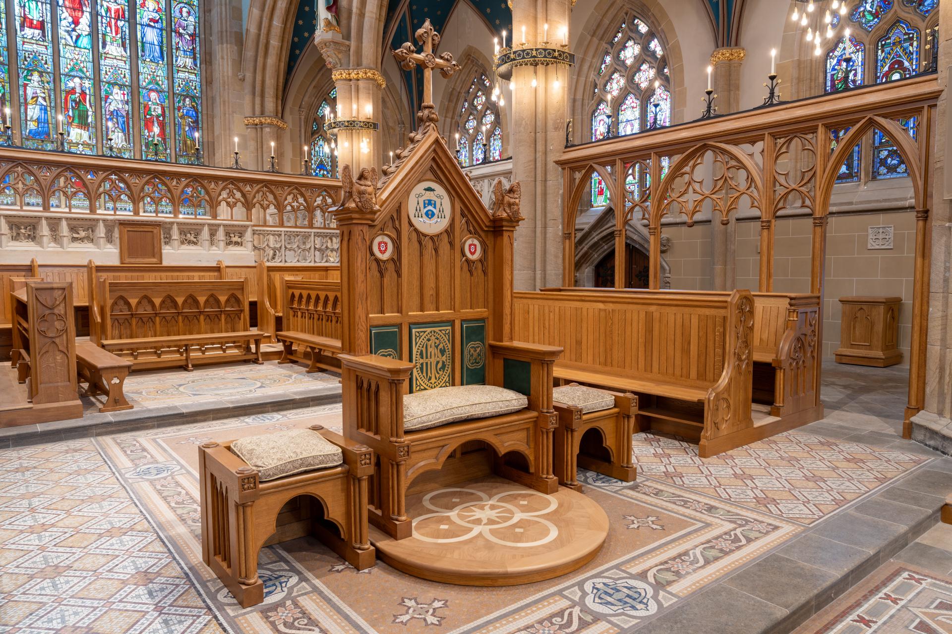 Salford Cathedral beautifully restored by Purcell, future proofing it for generations to come.