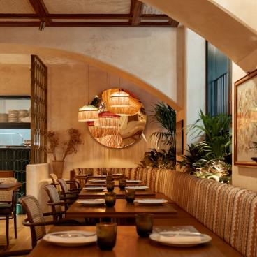 Blending brand and space: DLSM Studio shapes Noreen’s first UK Restaurant.