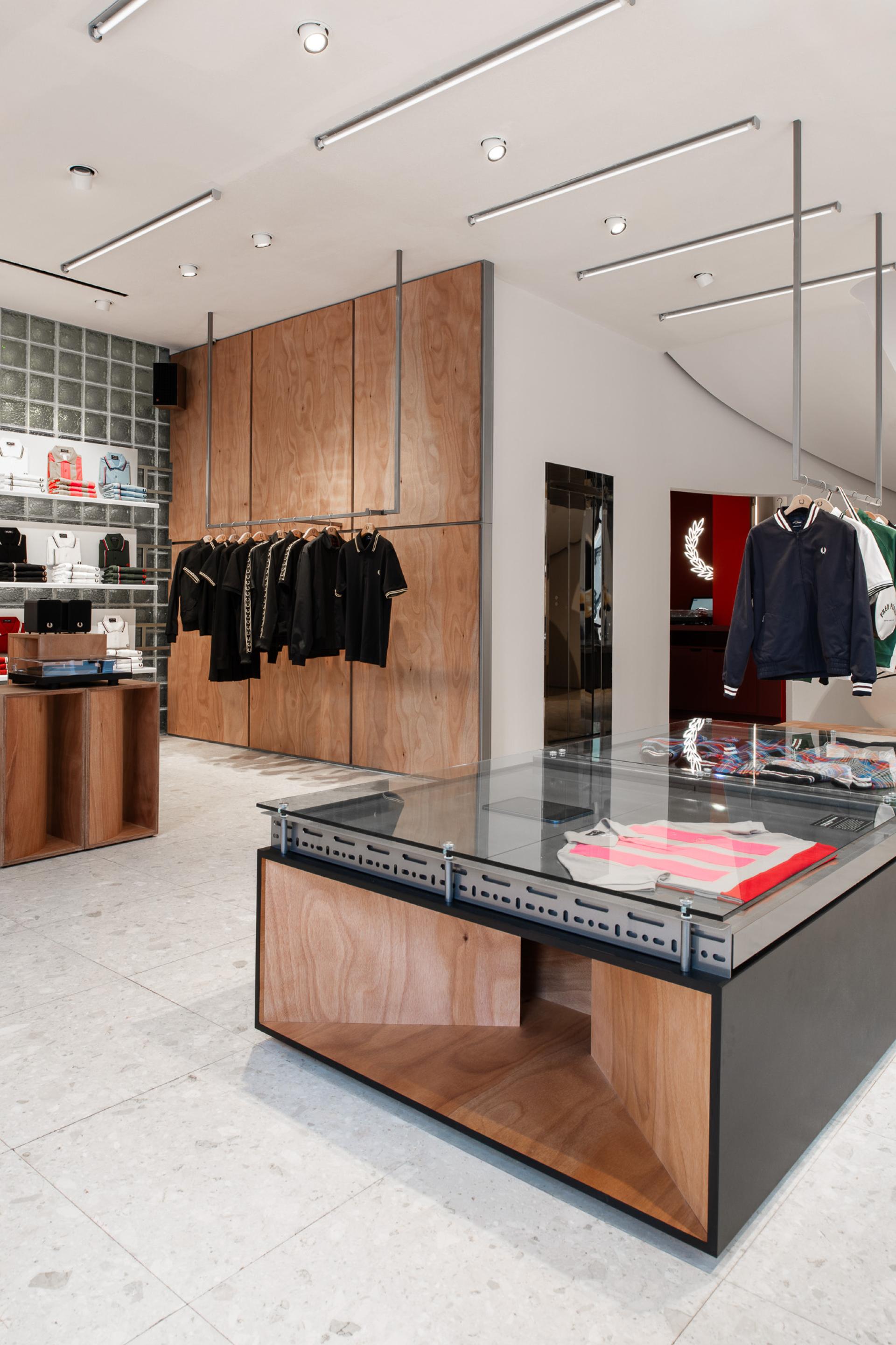 New Fred Perry flagship store in London - designed by Brinkworth - channels the music and mischief of Soho.