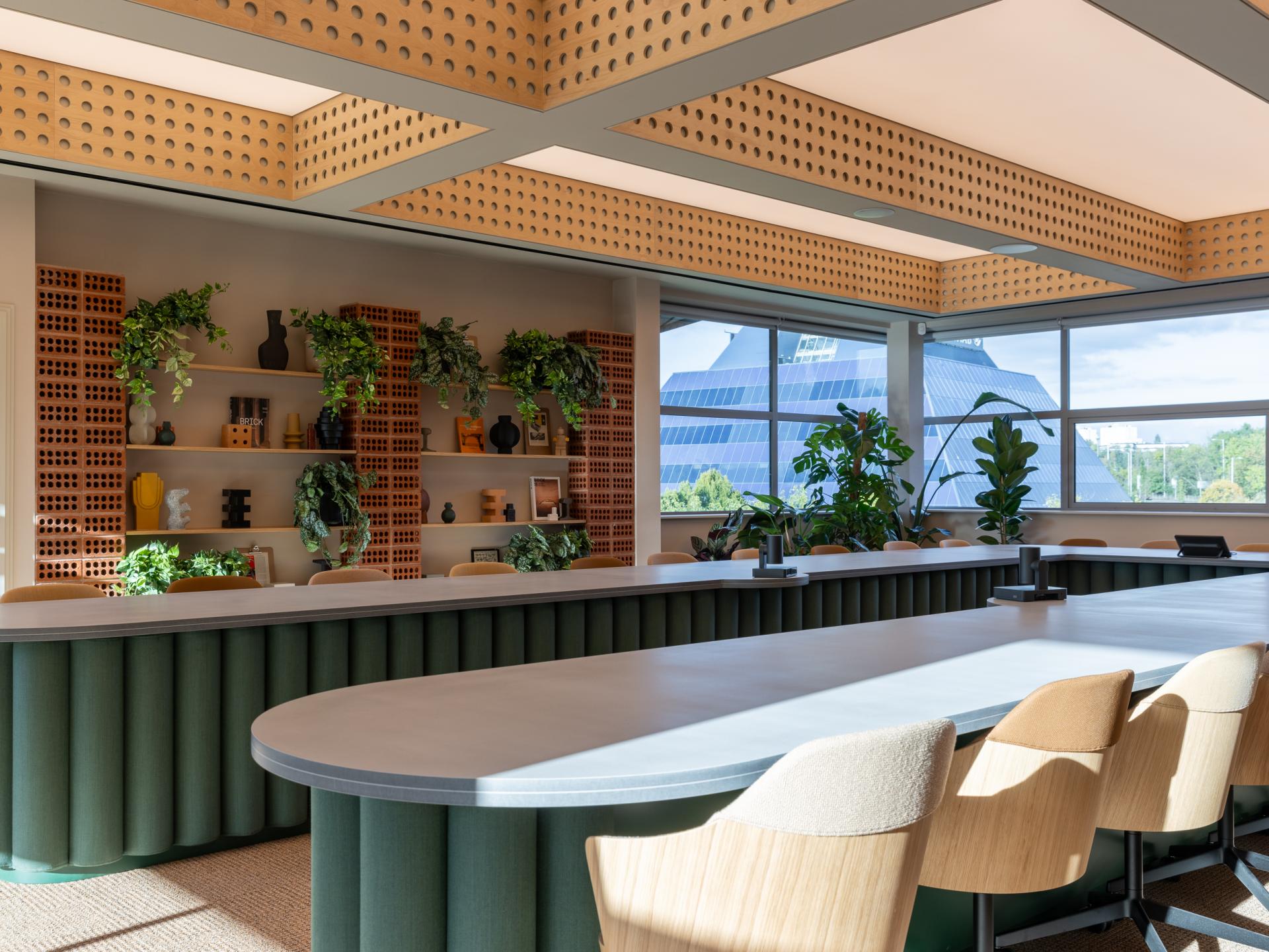 Sheila Bird's new HQ for Stockport based contractor TMT playfully celebrates The Art of Construction.