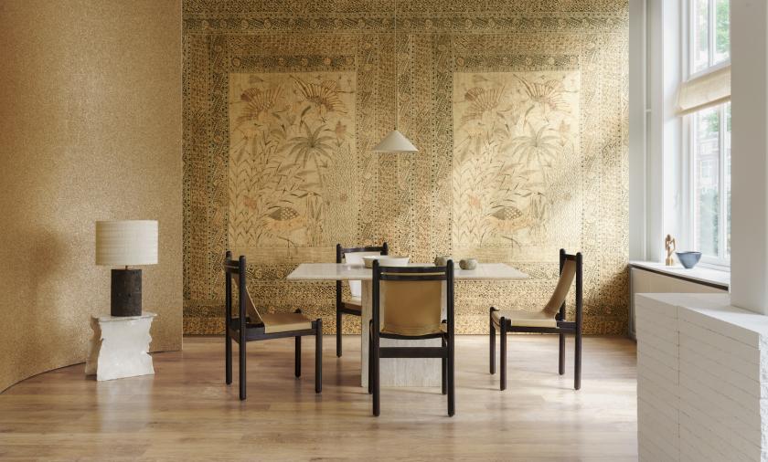 Arte's Kaolin collection inspired by natural materials basalt, minerals and cork.