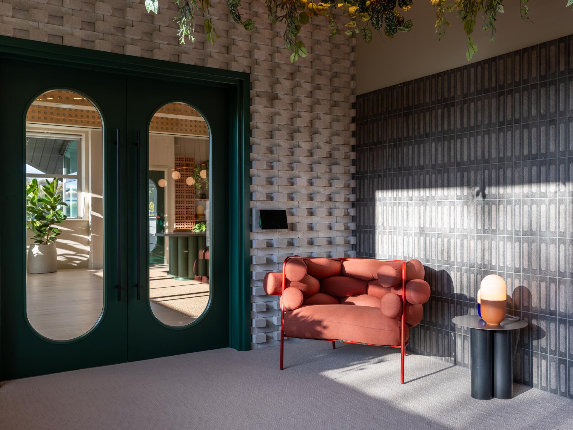 Sheila Bird's new HQ for Stockport based contractor TMT playfully celebrates The Art of Construction.