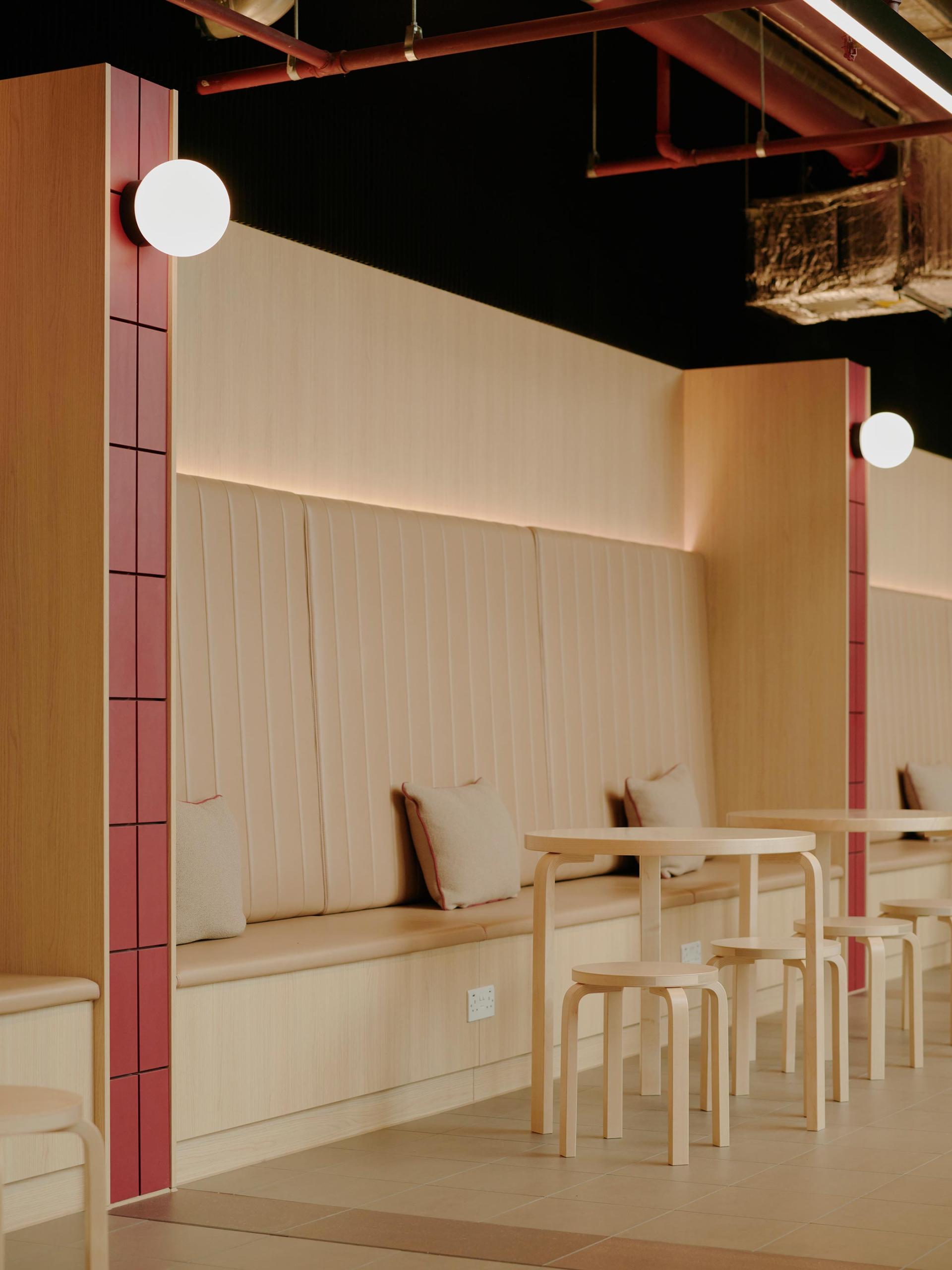 Interiors for LSE Robeson House - a home for global minds - completed by Jasper Sanders + Partners.