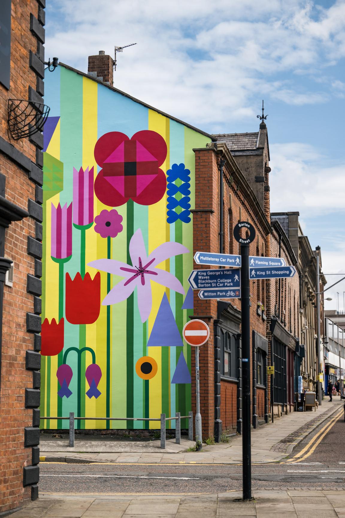 A joyful explosion of colour: Crown Paints collaborates with Morag Myerscough for National Festival of Making.