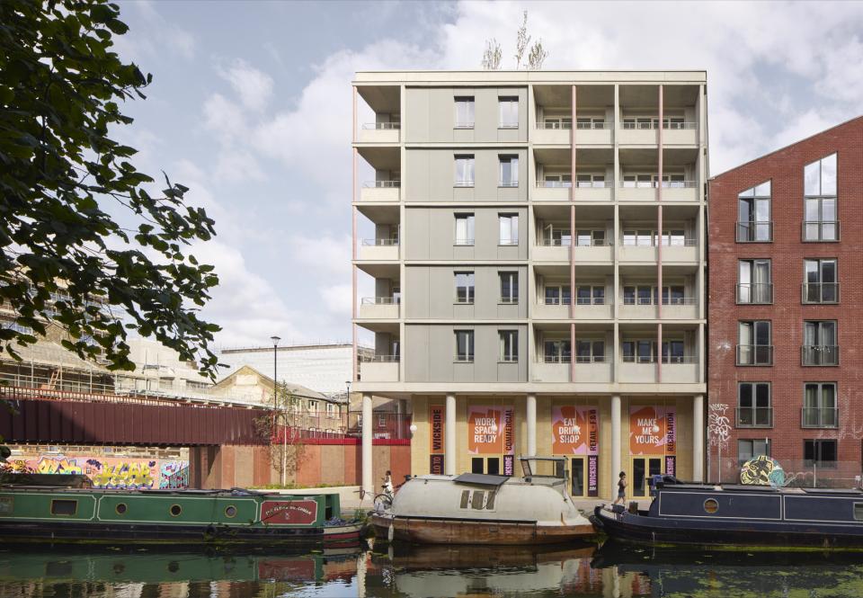 Bridge House by Studioshaw: An eight-storey, 6,250 sqm mixed-use development at the heart of Hackney Wick.