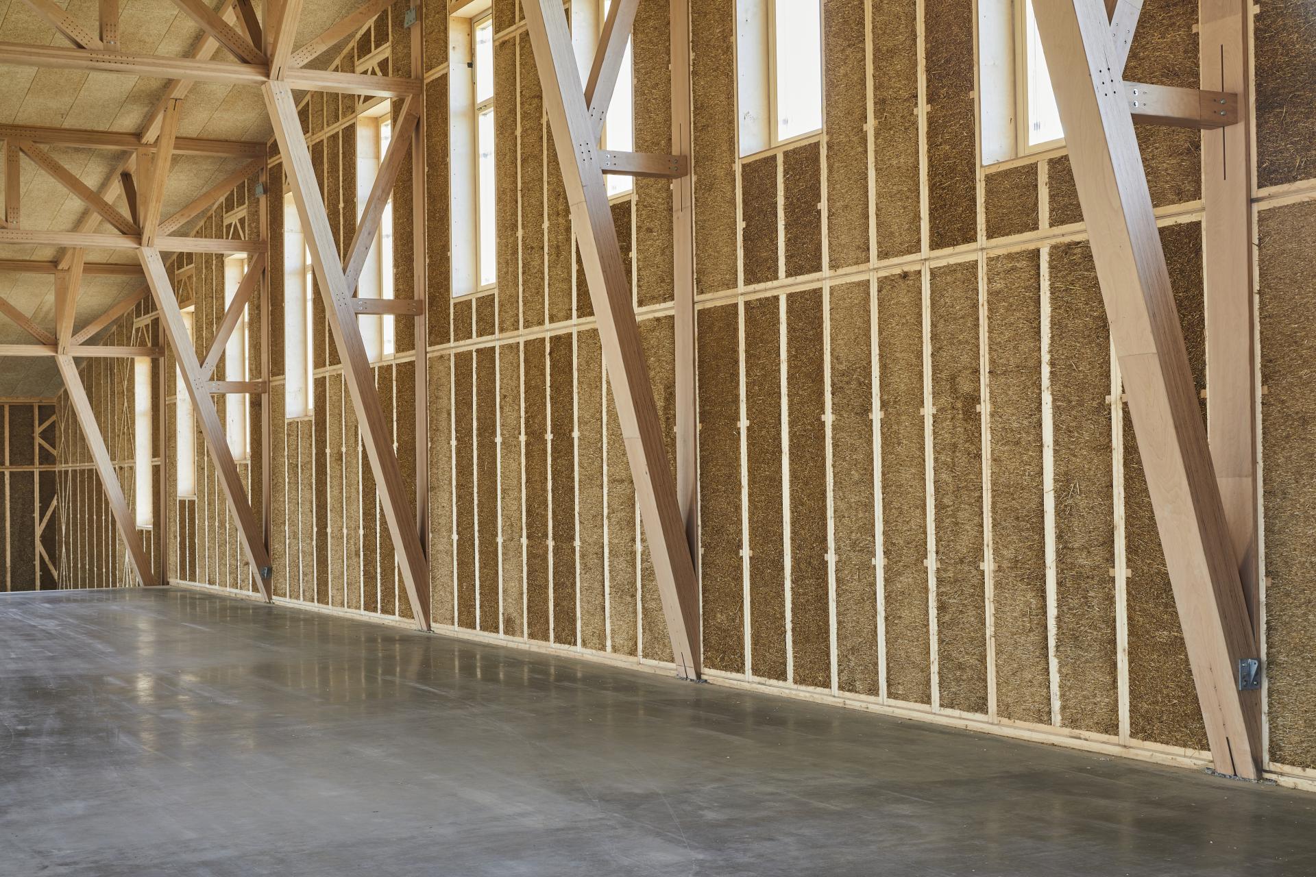 Carbon-12: EcoCocon, straw panel construction. 