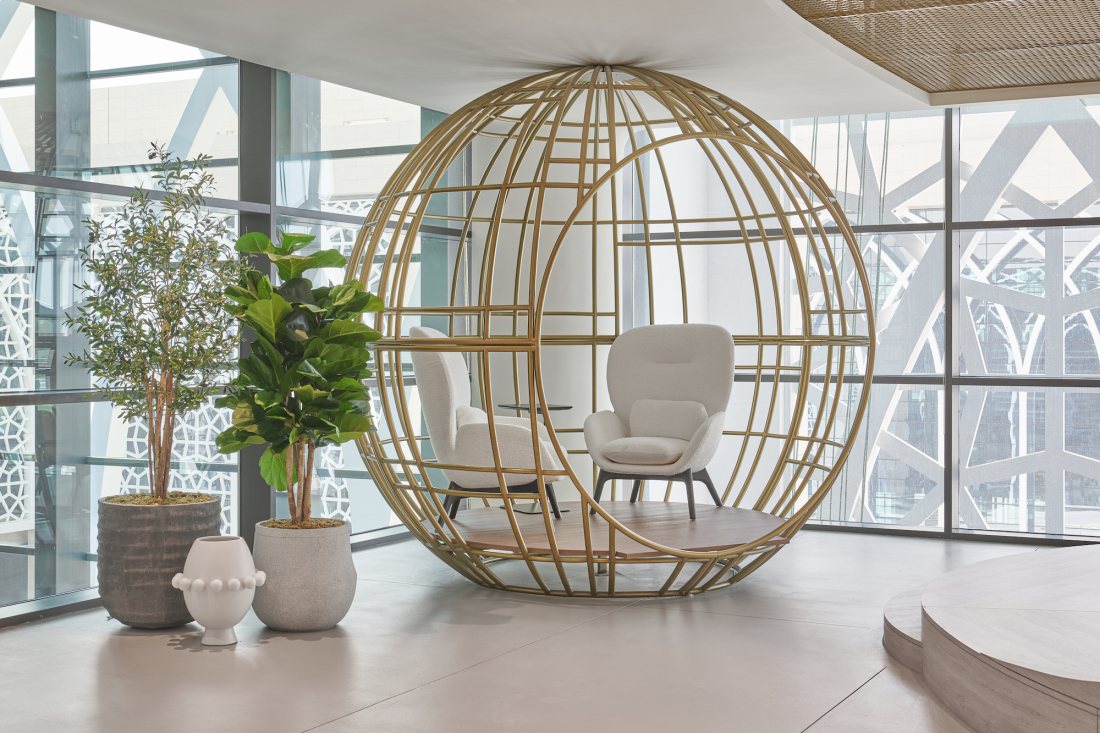 Roar designs an art filled multi faceted space for