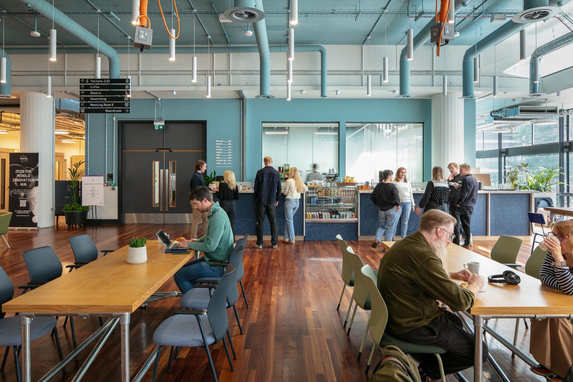 SpaceInvader reimagines Manchester's Renold Building for Bruntwood SciTech.