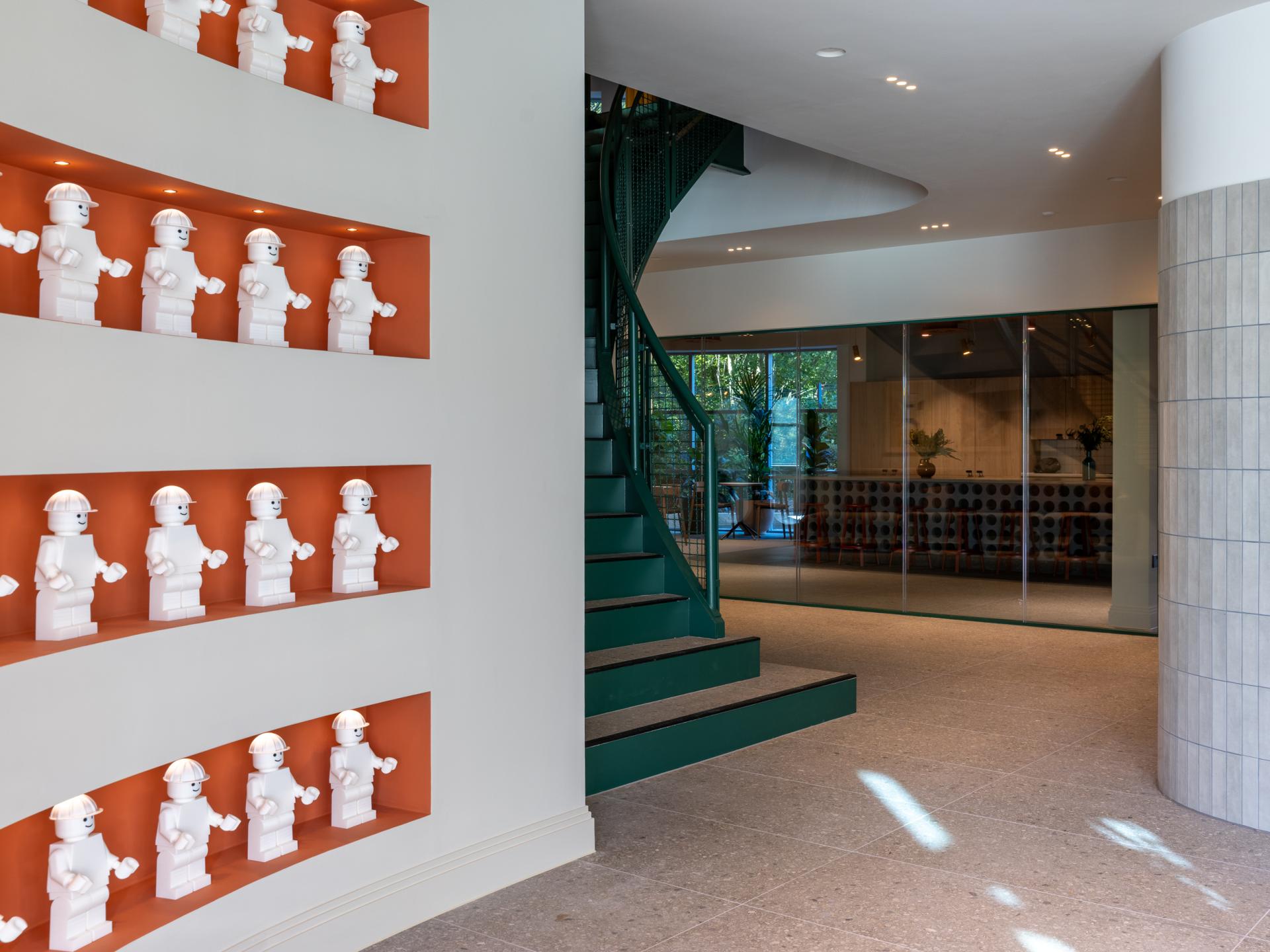 Sheila Bird's new HQ for Stockport based contractor TMT playfully celebrates The Art of Construction.