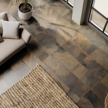 Grestec unveils Beno: A collection of porcelain tiles with slate stone elegance.