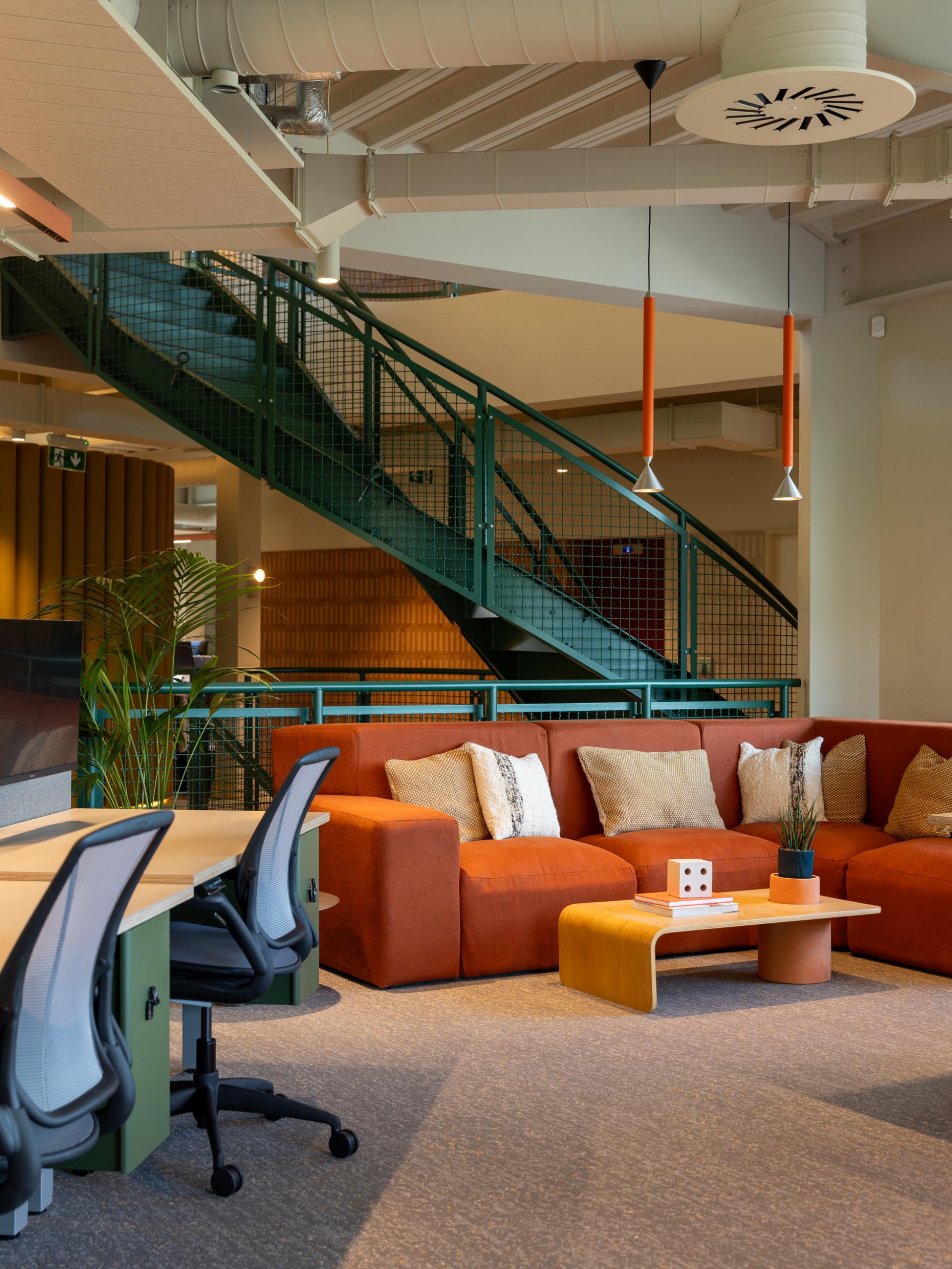 Sheila Bird's new HQ for Stockport based contractor TMT playfully celebrates The Art of Construction.