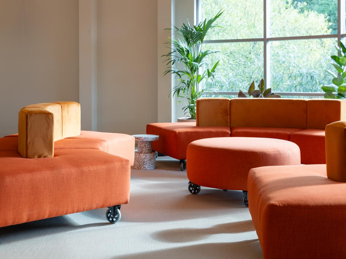 Sheila Bird's new HQ for Stockport based contractor TMT playfully celebrates The Art of Construction.