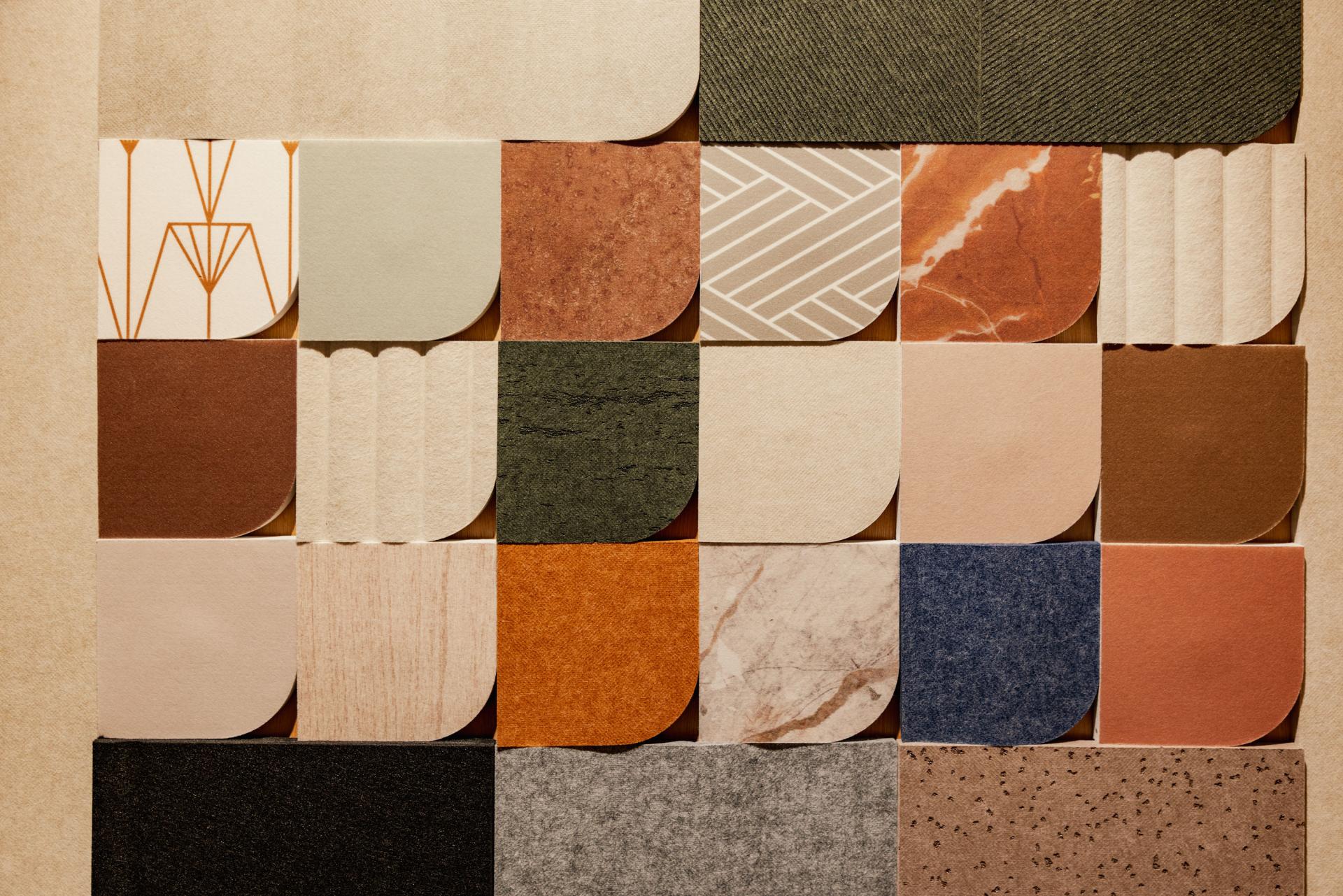 Autex Acoustics installation marks launch of Frontier Raft, plus new colours, patterns & textures.