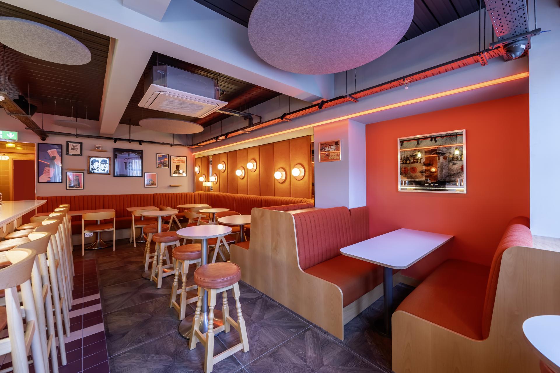 Up North Architects crafts cocktail-inspired, candy coloured scheme for The Morris.