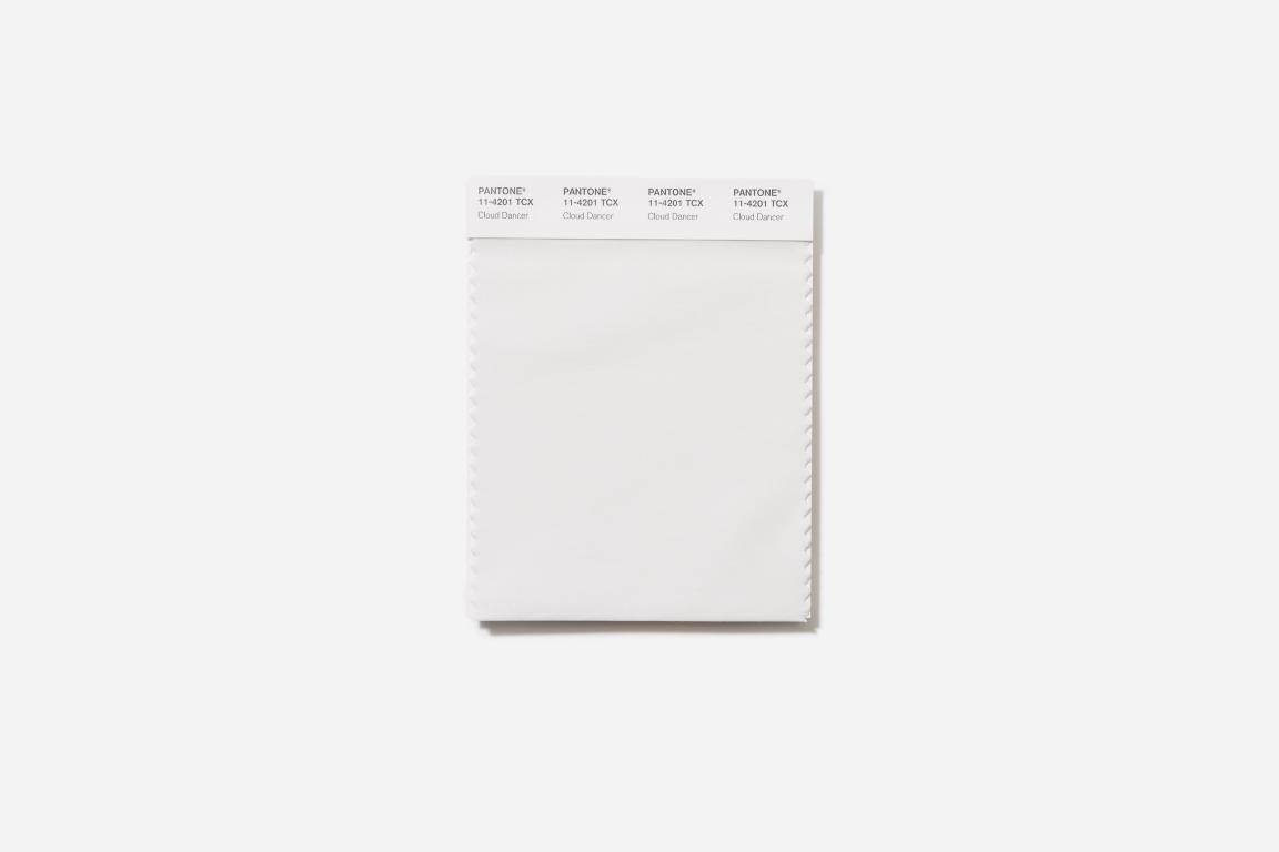 Pantone announces its Colour of the Year 2026: Cloud Dancer. A creative blank canvas.