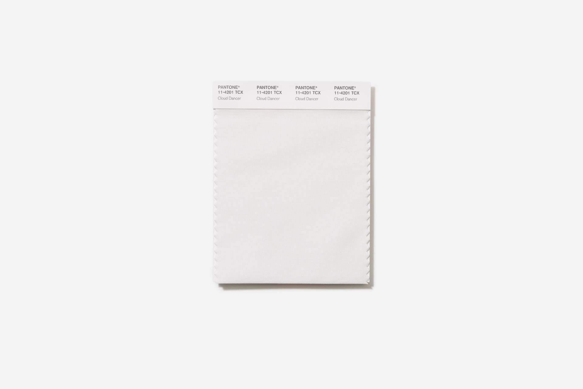 Pantone announces its Colour of the Year 2026: Cloud Dancer. A creative blank canvas.