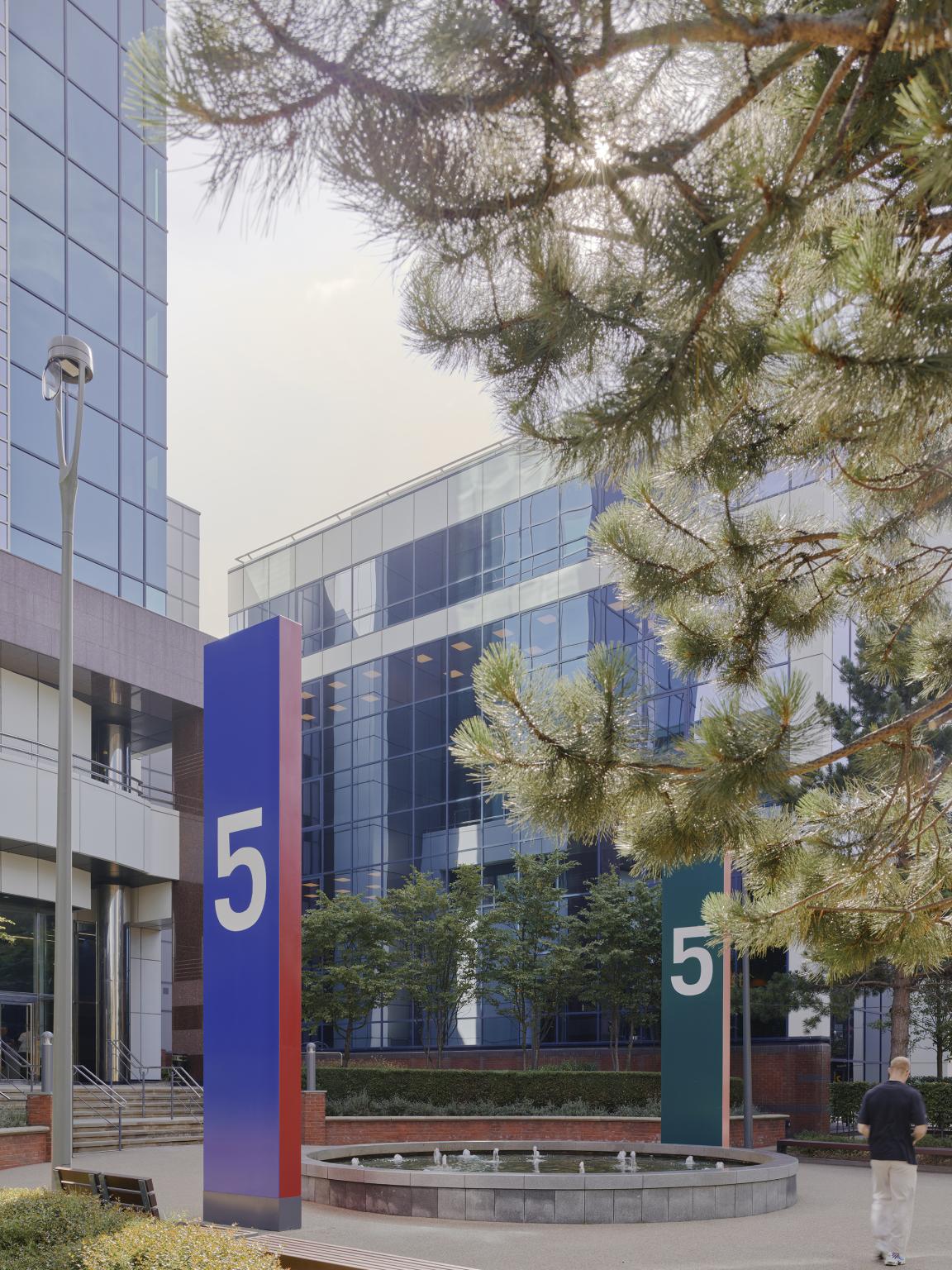 From Landmark to Living Campus: JS+P reimagines campus totems at Exchange Quay.