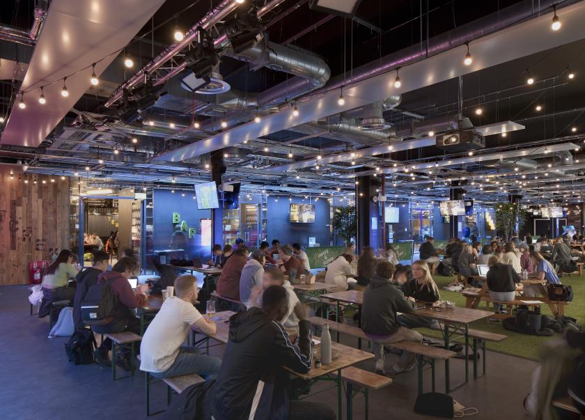 BDP marries old and new for Learning and Teaching Building at the University of Strathclyde City Centre Campus.