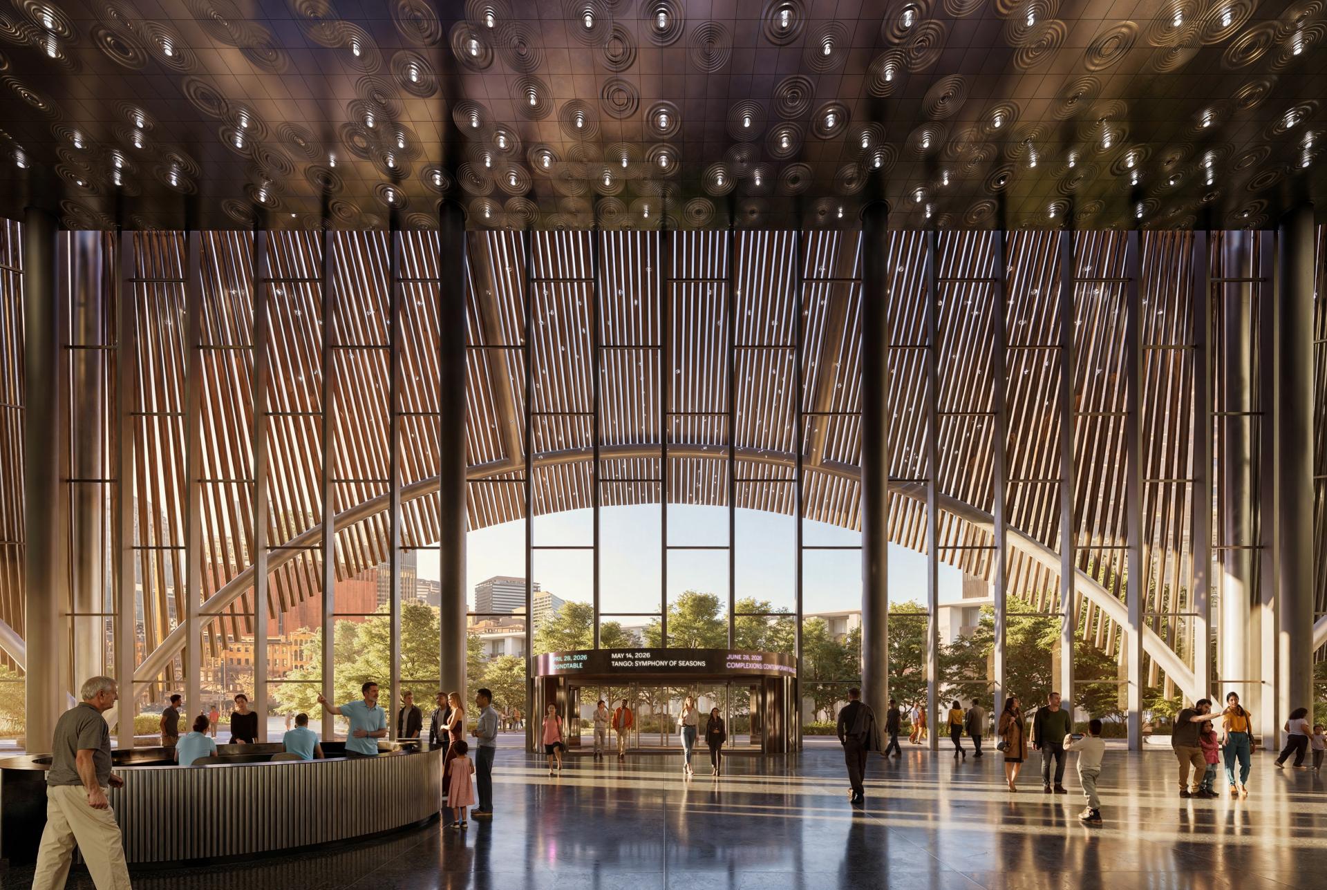New Tennessee Performing Arts Center by BIG extends the vibrancy of downtown Nashville.