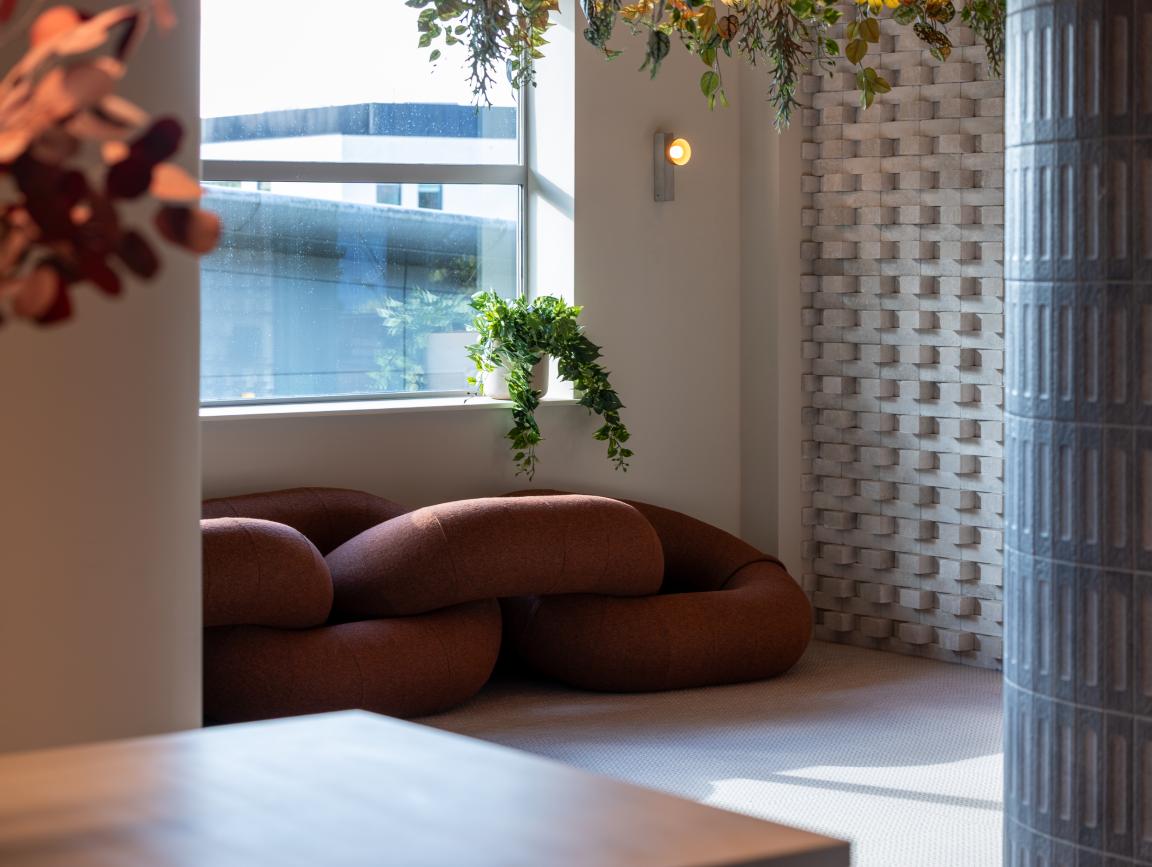 Sheila Bird's new HQ for Stockport based contractor TMT playfully celebrates The Art of Construction.