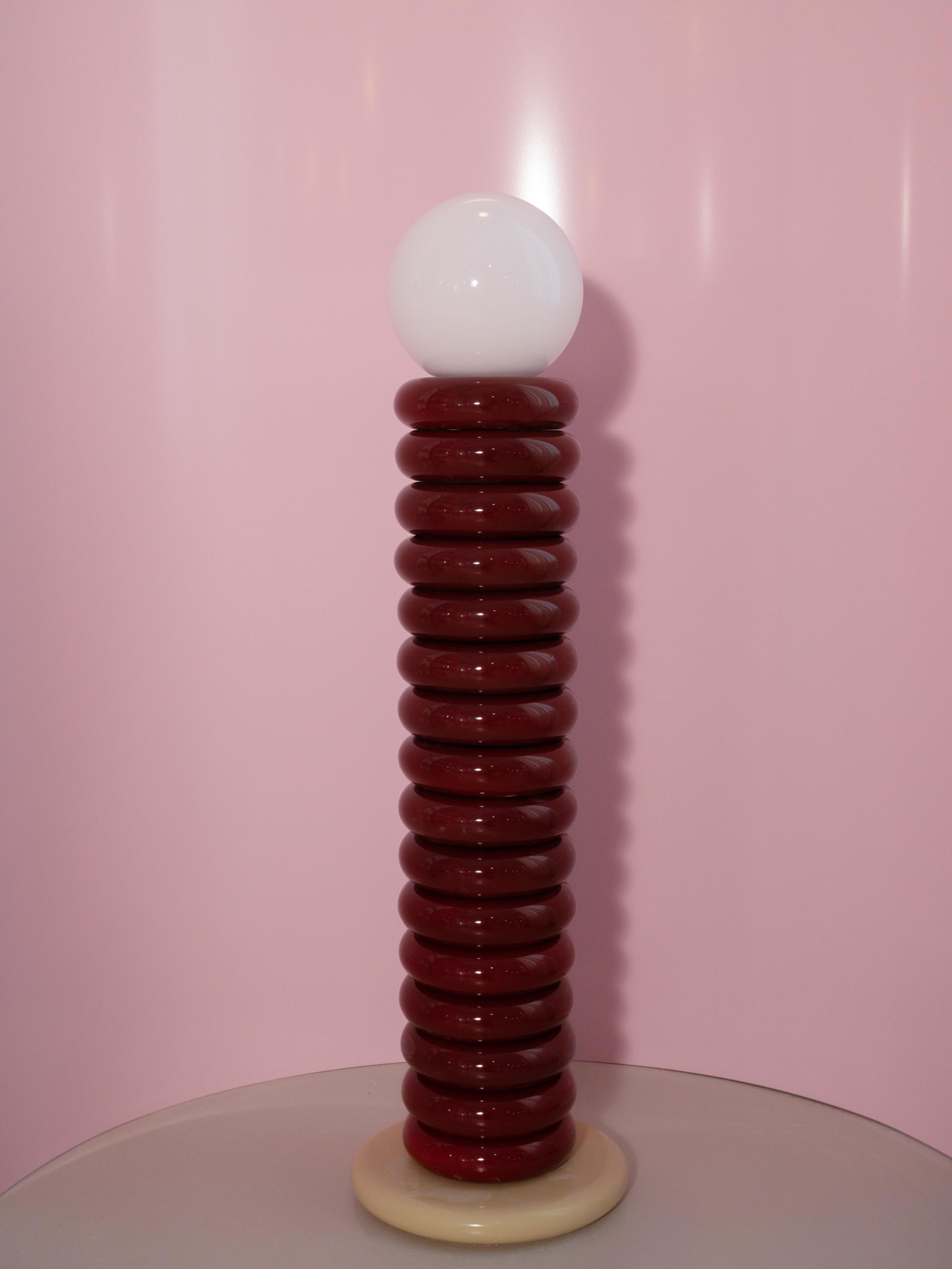 Candy colour and curves for Nodi ceramics studio & workshop by Franz Brannaschk.