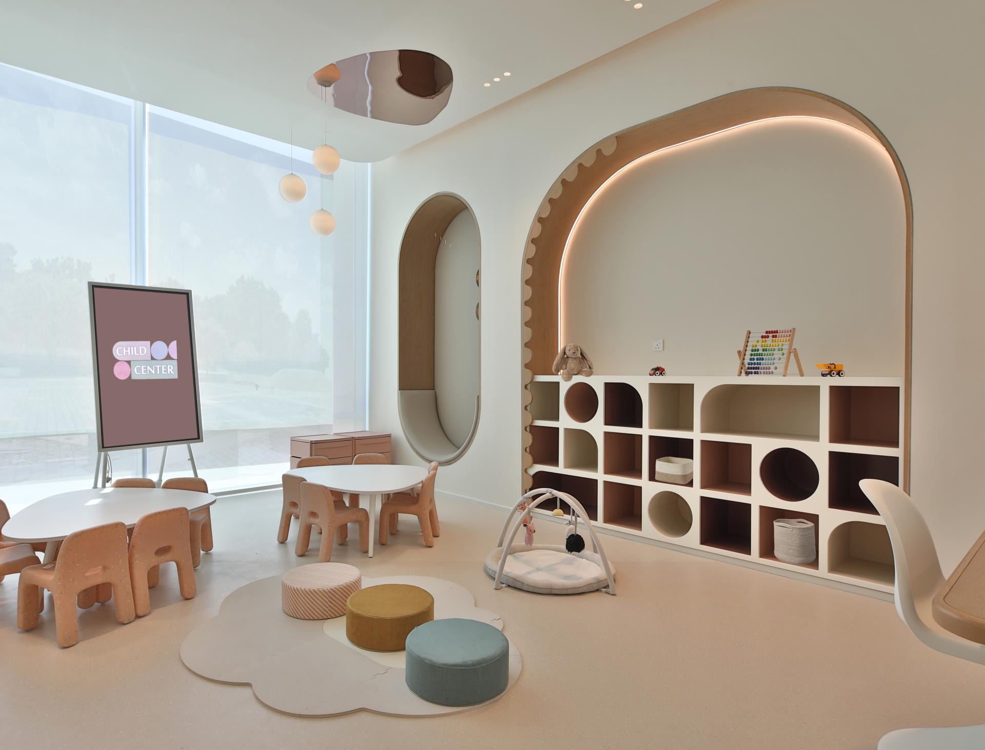 Explore Roar's groundbreaking LEED Gold Certified Montessori environment for PIF Daycare Centre in Riyadh.